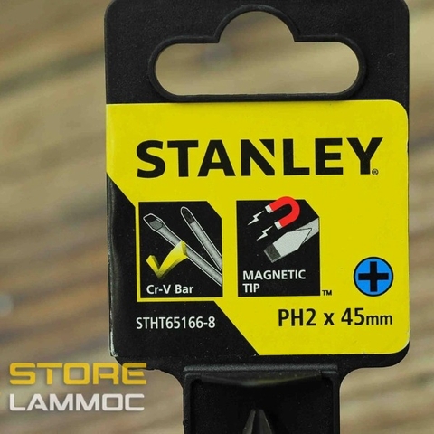 Tua vít bake 4 cạnh PH2X45mm Stanley STHT65166-8 từ tính đa năng