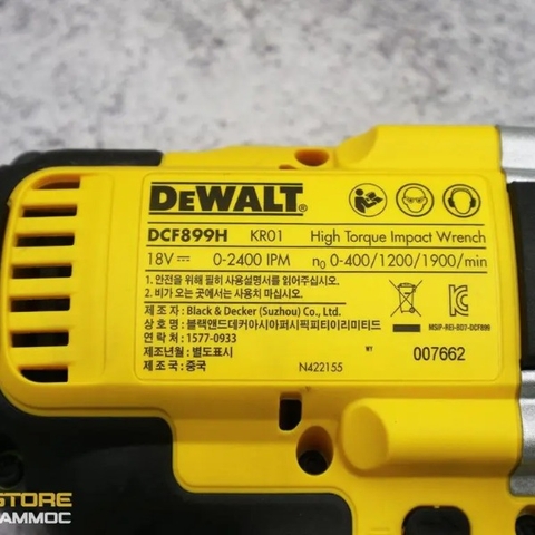 Thân máy bắn bu lông pin Dewalt DCF899HN 18V