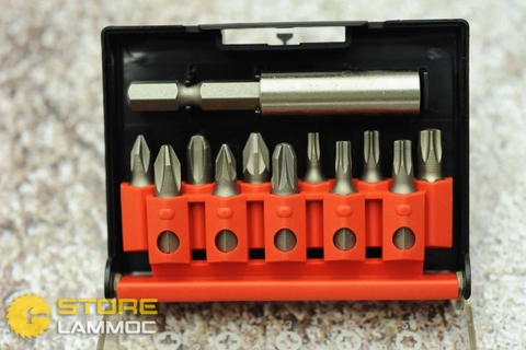 Bộ mũi bắn vít 12 chi tiết Makita D-31011-12