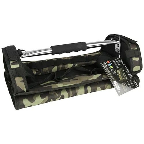 Túi đựng đồ nghề tay kim loại 42cmx22cmx25cm màu xám E-VALUE ETC-OP2-CGR