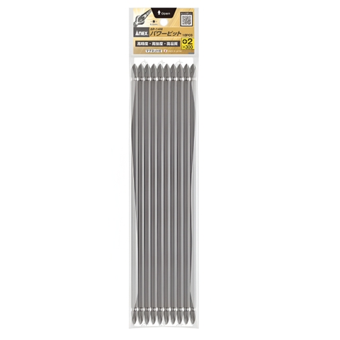 Bộ 10 mũi bắn vít 2 đầu +2x300mm Anex AP-14M +2x300
