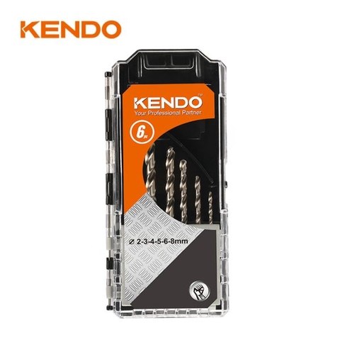 Bộ mũi khoan kim loại HSS 6 cái Kendo 11602933
