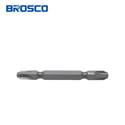 [Bán lẻ] Mũi vít bake 2 đầu (6.35mm) bằng thép S2 PH3PH3 x 65mm Brosco BR2PH3C635065