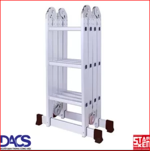 Thang nhôm gấp khúc nhỏ 4x3 bậc STARKEN ST403H