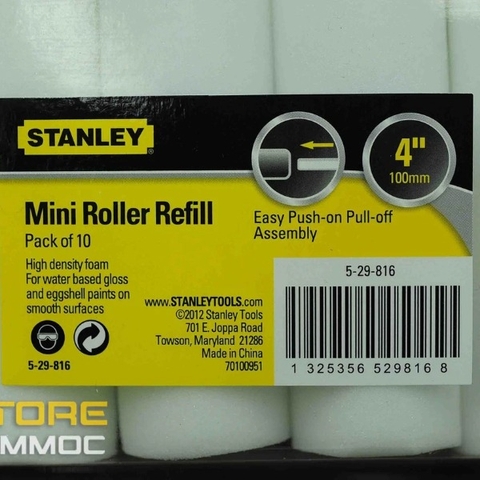 Bông lăn bọt biển Stanley 5-29-816  (hộp 10 cái)