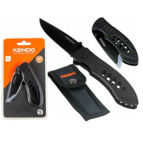 Dao tiện ích gấp gọn chất liệu thép không gỉ 165mm Kendo 30929