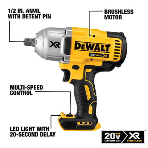 Thân máy bắn bu lông pin Dewalt DCF892N-B1 20V