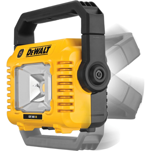 Thân đèn công trường 2000 lumen dùng pin Dewalt DCL077