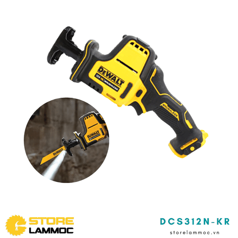 Thân máy cưa kiếm pin Dewalt DCS312N-KR 12V