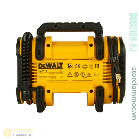 Thân máy bơm hơi pin Dewalt DCC018N-XJ 18V