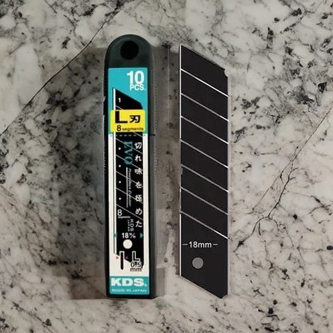 Lưỡi dao cho dao L ( hộp 10 cái ) KDS LB-10BZ