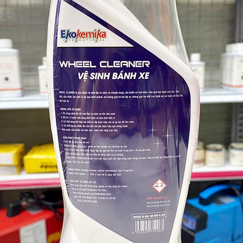 Dung dịch vệ sinh bánh xe 600ml Ekokemika WHEEL CLEANER