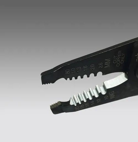 Kìm cắt tuốt dây điện 0.5-5.3mm Fujiya PP323A-165