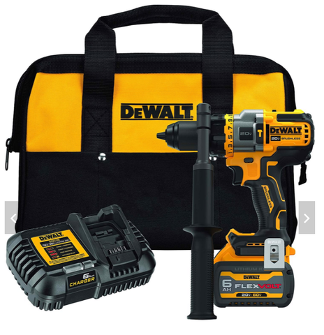 Máy khoan pin có búa Dewalt DCD999T1 pin Flexvolt 6ampe