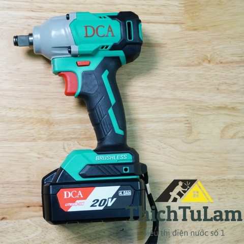 Máy bắn bu lông dùng pin 20V lực 210Nm-298Nm DCA ADPB298BM