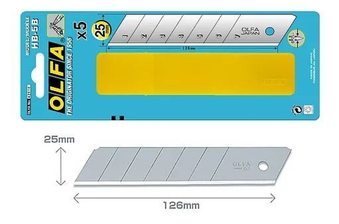 Lưỡi dao rọc giấy Olfa HB-5B