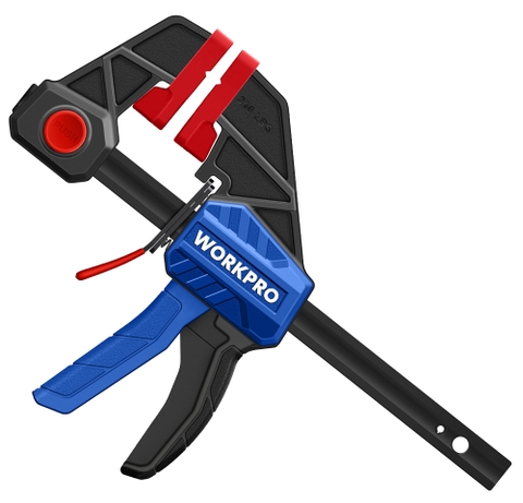 Cảo chữ F kẹp nhanh 136kgs ngàm 150-600mm (6-24inch) Workpro