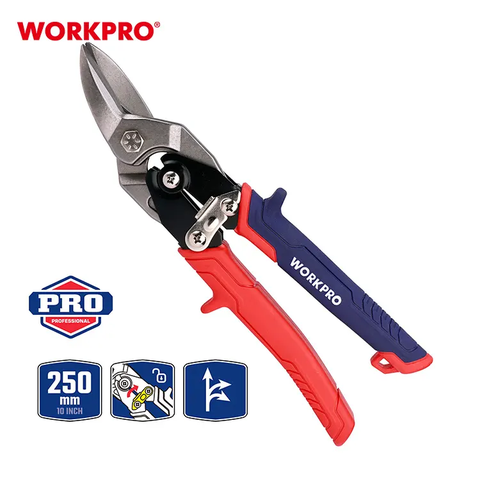Kéo cắt tôn cao cấp cong trái 10inch (250mm) Workpro WP214020