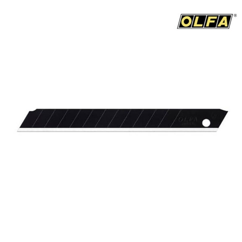 Hộp lưỡi dao đen 9mm OLFA ABB-50 (80 x 9 x 0,38 mm) Hộp 50 lưỡi