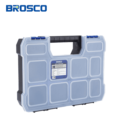Hộp đựng đồ nghề 10 ngăn kích thước 29x22x6.7cm Brosco BR720290