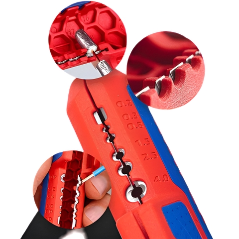 Dụng cụ tuốt dây điện thuận tay phải Knipex 16 95 01 SB