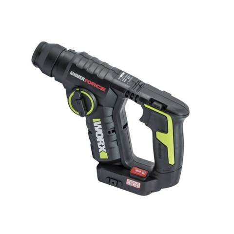 Máy khoan bê tông pin 20V, 1.7J Worx WU380S.15.2B (1 pin 5Ah + 1 sạc 2Ah)