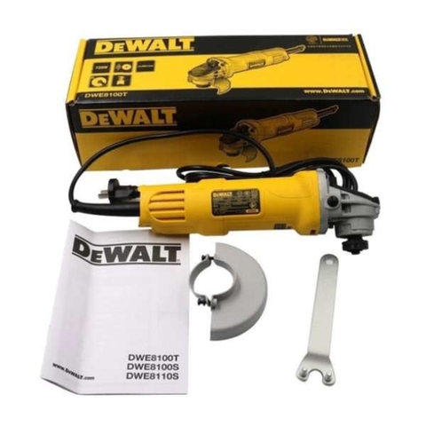 Máy mài cắt cầm tay 100mm công tắc đuôi Dewalt DWE8100T