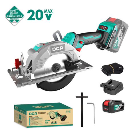 Máy cưa đĩa tròn không chổi than dùng pin 20V DCA ADMY140SDM