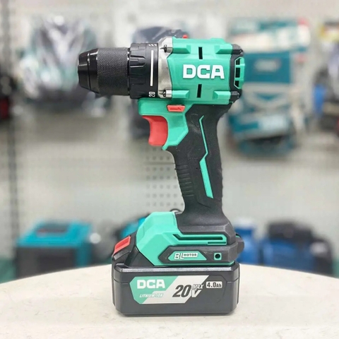Máy khoan pin không chổi than 2 pin 1 sạc DCA ADJZ2060EM