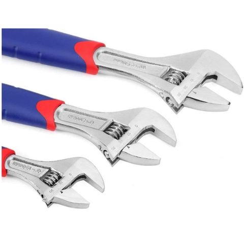 Mỏ lết răng điều chỉnh 3 chi tiết Workpro W003201