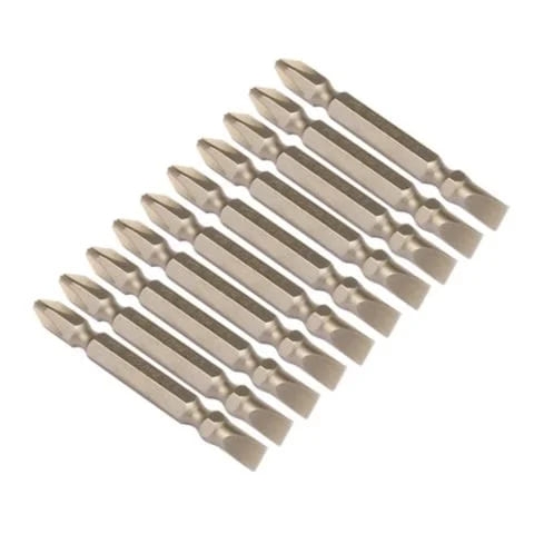 Mũi vít 2 đầu bằng thép S2 PH2-SL6 × 65mm (10 cái/ bộ) Kendo 25404732