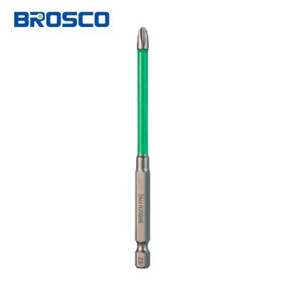 [Bán lẻ] Mũi vít vặn ốc CB FPH2 x 150mm bằng thép S2 Brosco BRE55FPH2150