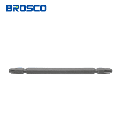 [Bán lẻ] Mũi vít bake 2 đầu (6.35mm) bằng thép S2 PH3PH3 x 110mm Brosco BR2PH3C635110
