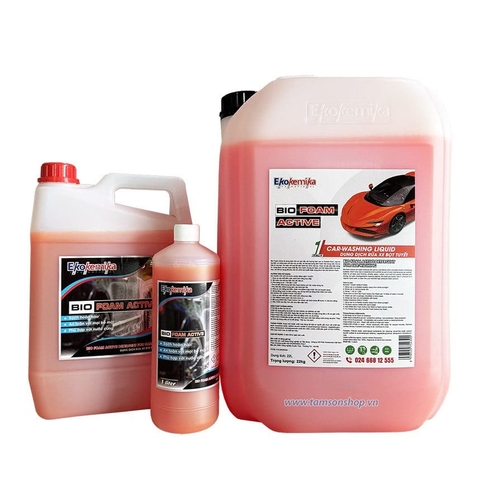 Dung dịch rửa xe bọt tuyết BIO FOAM ACTIVE Ekokemika BIO-FOAM