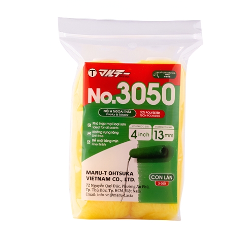 Ống lăn sơn Mini 3050 dài 10 cm nắp13mm MARU-T - RM33050-4-2P