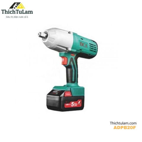 Máy bắn bu lông dùng pin 18v lực 650Nm DCA ADPB20F ( 2 pin 5 Ah )