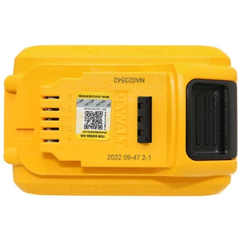 Pin sạc Dewalt đời mới thân dẹp DCB240-B1 4ampe 20V