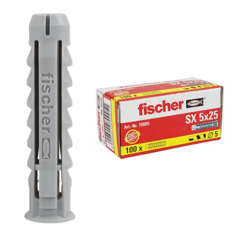 Tắc kê nhựa Fischer SX5x25 PLu 70005