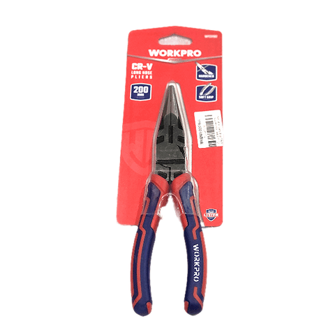 Kìm mỏ nhọn cao cấp 8inch (175mm) CR-V  Workpro WP231102