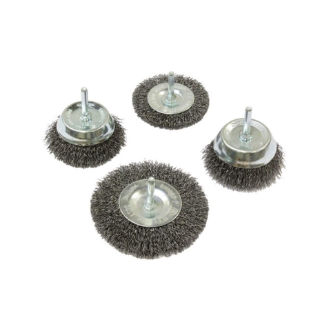 Chổi đánh cước sợi kim loại chuôi 6mm Makita D-65729