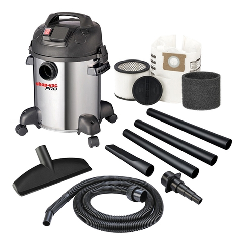 Máy hút bụi khô, ướt, thổi 20L 1800W thép không gỉ Shopvac 92722209