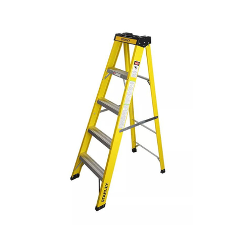 Thang xếp chữ A chất liệu sợi thủy tinh 5 bậc Stanley SXLDFG-005