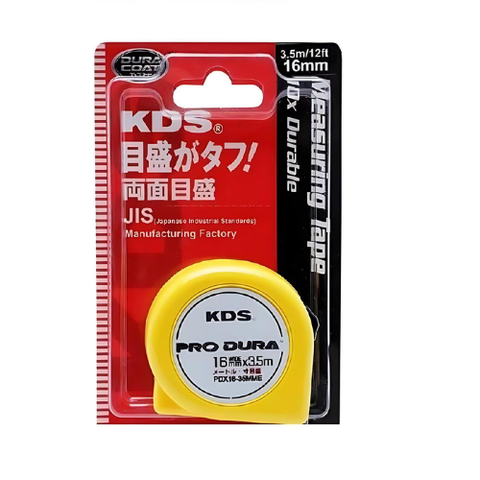 Thước kéo (cuộn) Nhật 3.5m hệ inch-mm Kds PDX16-35WM