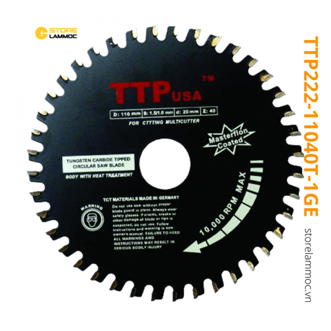 lưỡi cưa TTP222-11040T-1GE TTPUSA