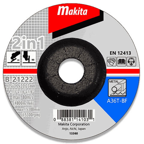 Đĩa mài MAKITA B-21222 100x3.2x16mm 2 trong 1