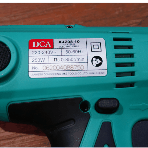 Máy khoan, bắt vít điện 10mm, 250W DCA AJZ08-10