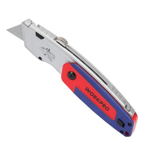 Dao rọc cáp cán nhôm có chỗ giữ lưỡi Workpro WP213016