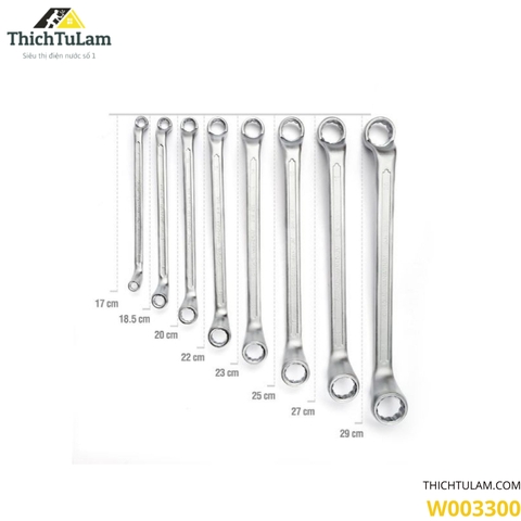Bộ cờ lê 2 đầu mở , 8 chi tiết Workpro W003300