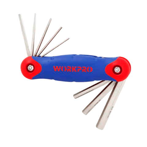 Bộ lục giác xếp gọn 8 chi tiết WORKPRO W022002