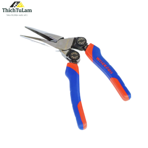 Kìm mũi nhọn có điều chỉnh  8inches/200mm Workpro  W031182
